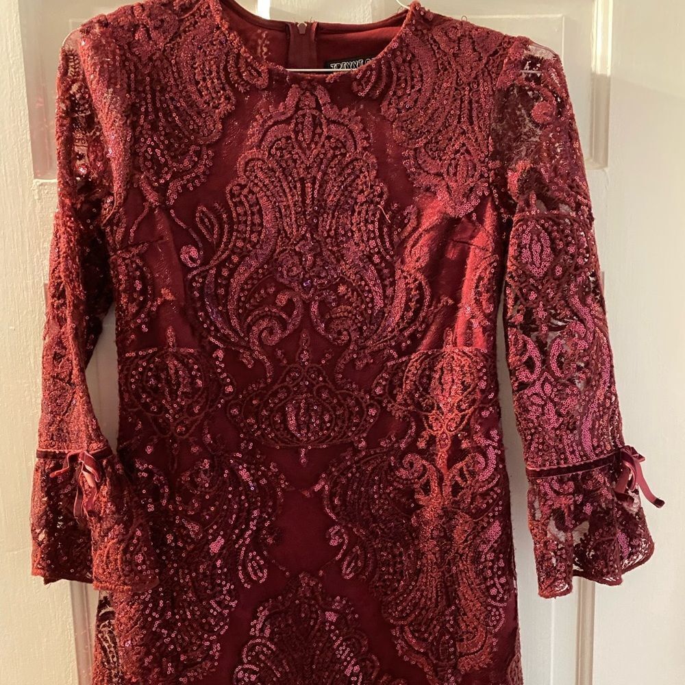 Trixxi size 16 wine colored dress
